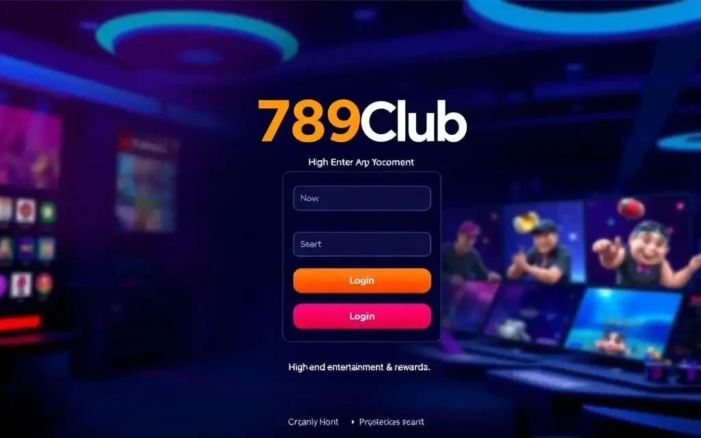 Giao diện đăng nhập 789Club