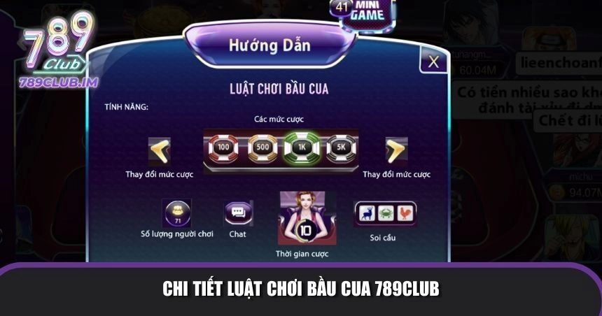 Chi tiết quy định về sân chơi bầu cua 789Club 